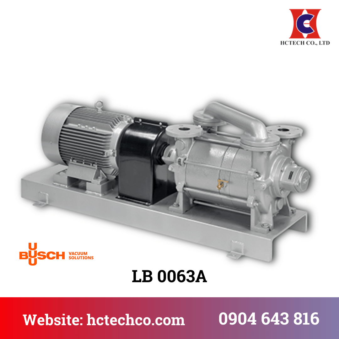 Bơm hút chân không vòng nước 2 cấp Busch LB 0063A