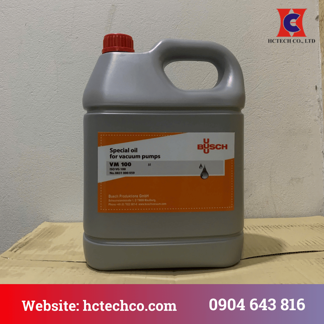  Dầu bơm chân không Busch VM 100 can 5 lít