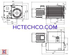 Bản vẽ cấu tạo của bơm chân không Becker U5.70