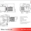 Bản vẽ kích thước của model Becker U4.630