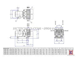 kich thước của bơm chân không wonchang wbs-30a
