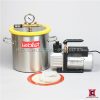 Bộ nồi hút và bơm chân không khử bọt khí silicon 12L-VC25S