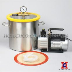 Bộ nồi hút và bơm chân không xử lý bọt khí 21L