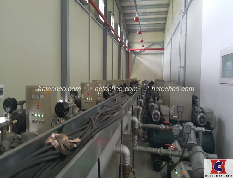 HCTECH hoàn thành sửa chữa bơm hút chân không vòng dầu Wonchang cho nhà máy Myung Tech