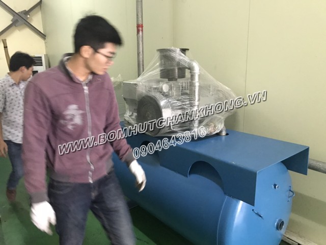 Lắp đặt hệ thống bơm hút chân không vòng dầu Busch 0250 cho nhà máy sản xuất linh kiện điện tử Daekyung