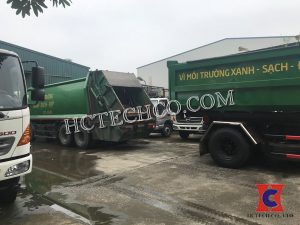 Bơm hút chân không vòng nước lắp cho xe hút nước thải