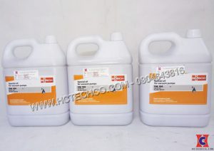 Dầu Busch dùng cho mọi loại bơm chân không - Đặc biệt bơm Busch Ảnh can dầu Busch VM100 có đầy đủ nhãn mác của nhà sản xuất Busch