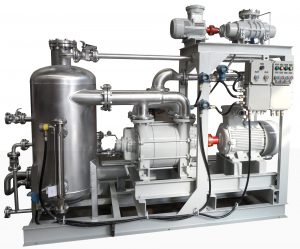 Hình ảnh sơ đồ hệ thống bơm chân không, bơm tăng áp và bình tích khí