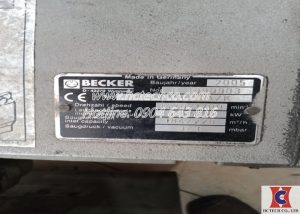 sau chua may bom chan khong becker u4 190