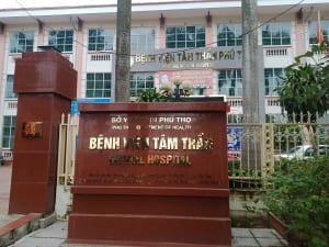 ban giao he thong chan khong y te wonchang cho benh vien tam than phu tho