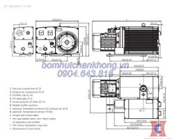 Cấu tạo bơm hút chân không vòng dầu U5.165