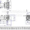 Bản vẽ kích thước của bơm chân không Wonchang WBS-50A