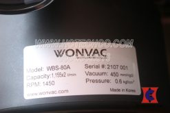 Tem bơm chân không Wonchang WBS80A