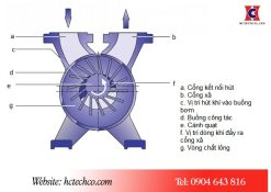 Một số bộ phận cấu tạo bơm Busch LA 0475A