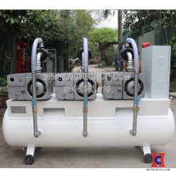 Hệ thống bơm hút chân không 3 bơm màn hình HMI
