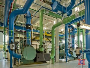 Hình ảnh một hệ thống chiller thực tế