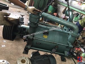 Bơm hút chân không vòng nước 15kW của Nhật