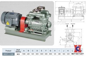 Bơm vòng nước Hanchang 1 cấp Hwvp-1-1100