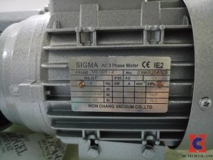 Tem động cơ của bơm chân không