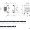 Bản vẽ kích thước của bơm chân không Woosung 120b