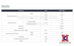 Thông số lỹ thuật bơm hút chân không Woosung WST 324B