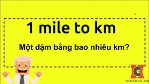 Quy đổi 1 dặm bằng bao nhiêu km