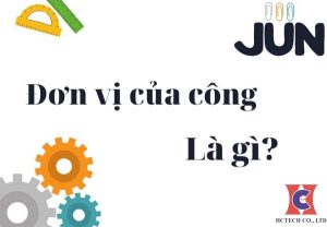 Đơn vị của công là Jun