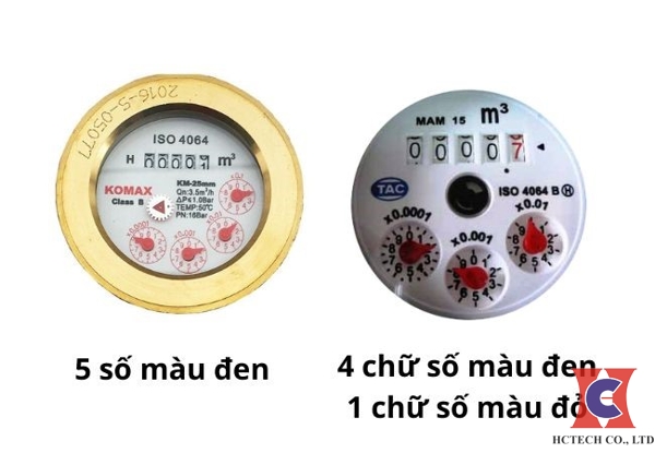 Cách tính đồng hồ đo nước
