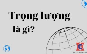 Khái niệm trọng lượng là gì