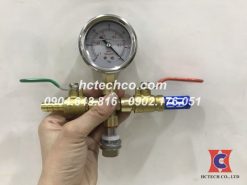 Bộ van điều chỉnh và đồng hồ đo áp suất chân không