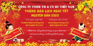 Thông báo lịch nghỉ tết nguyên đán 2023