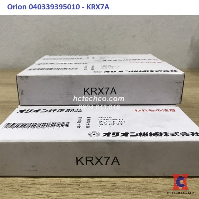 Cánh Than Bơm Chân Không Orion KRX7A (040339395010)