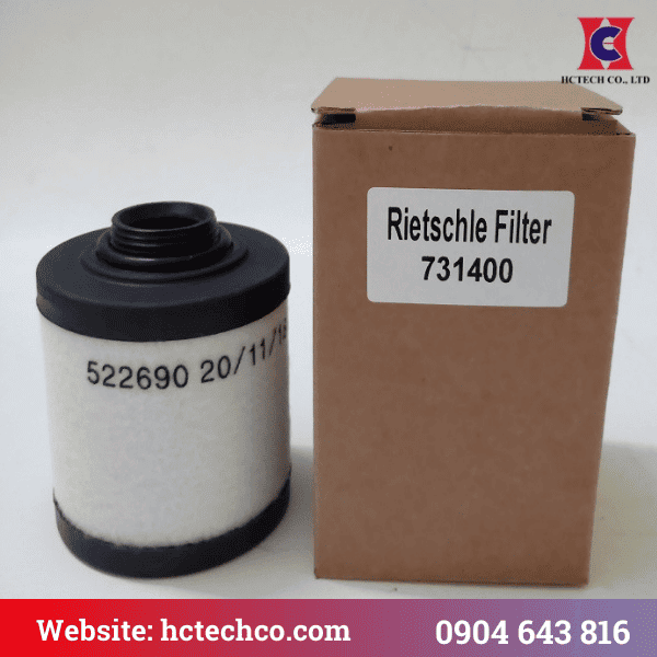Lọc Tách Dầu Bơm Hút Chân Không Rietschle 731400