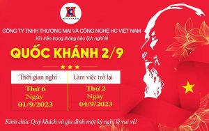 Thông báo lịch nghỉ lễ quốc khánh 2023