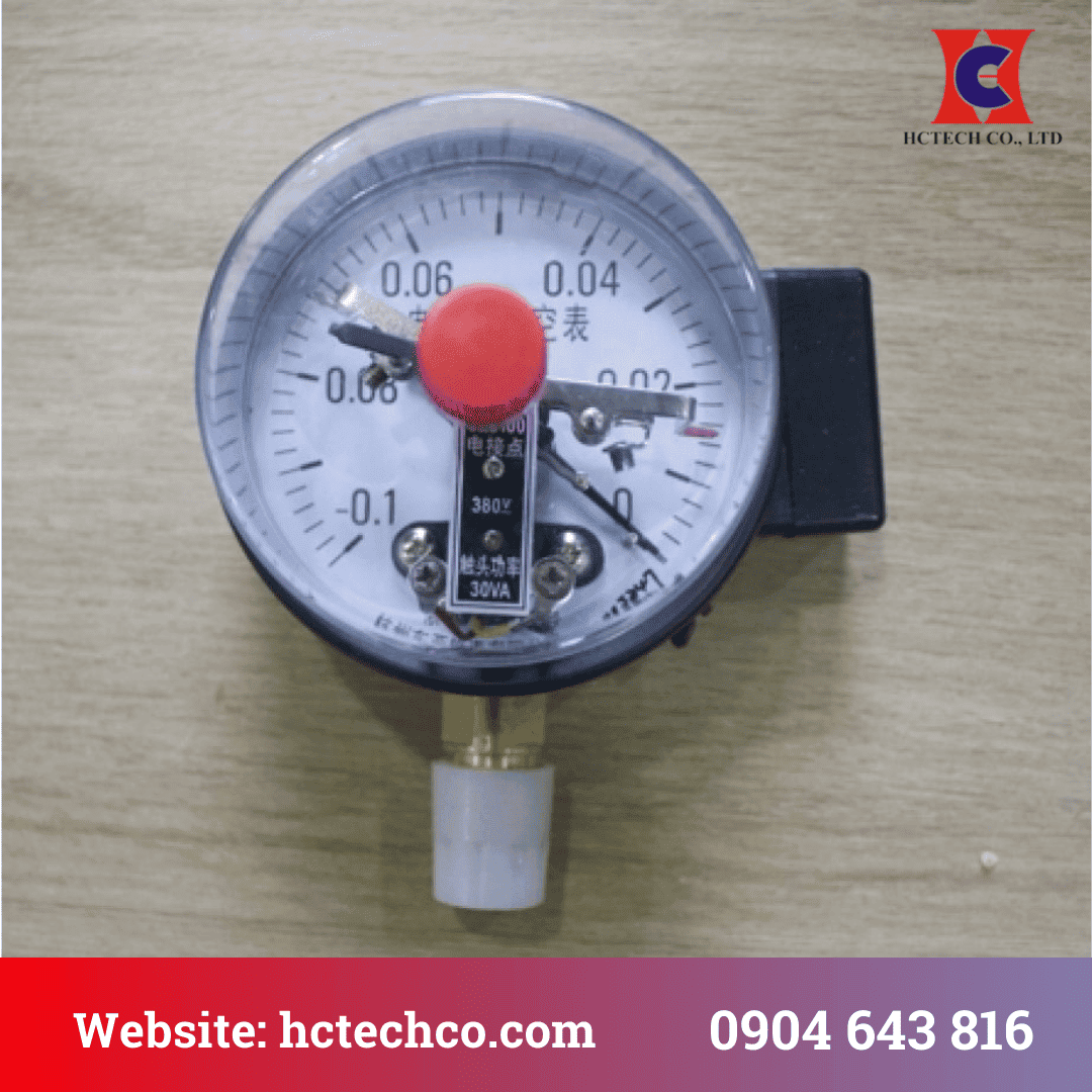 Đồng hồ đo áp suất chân không 3 kim