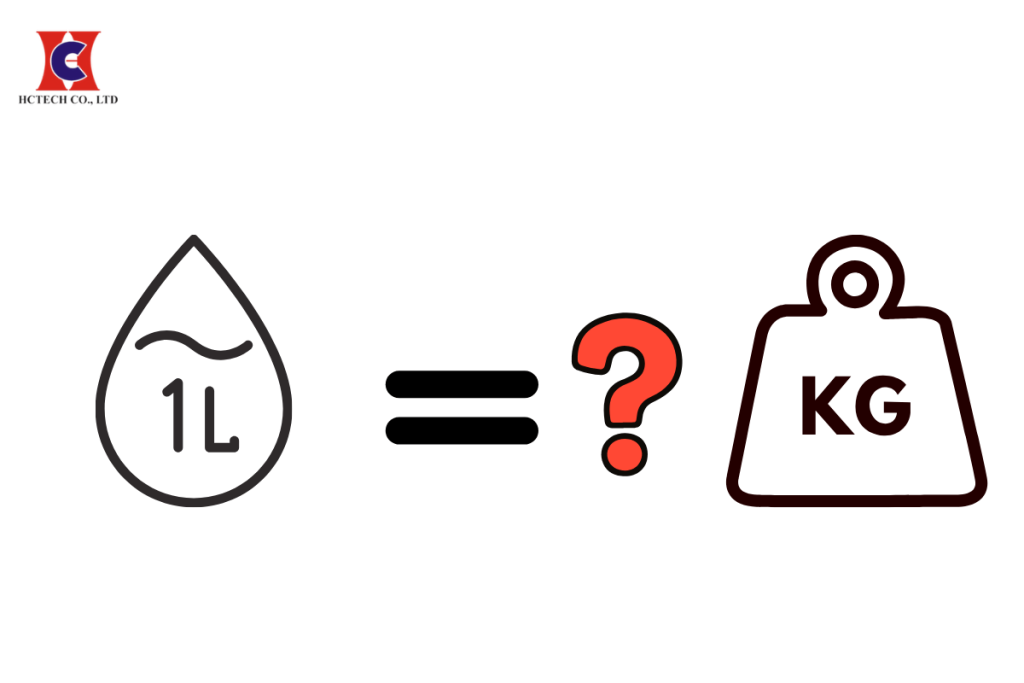 1 lít bằng bao nhiêu kg