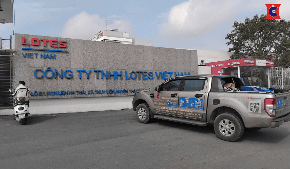 bàn giao bơm chân không công ty lotes