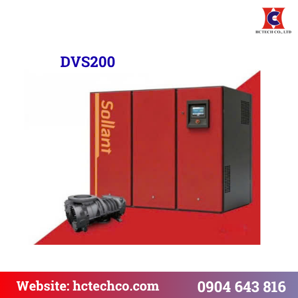 Bơm Hút Chân Không Trục Vít Khô Sollant SLT-DVS200