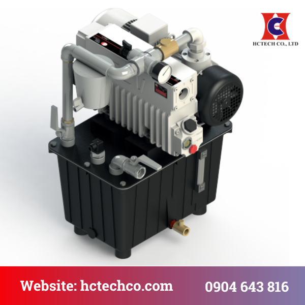 Hệ thống chân không tích hợp GEV GP65EV/25L - 65m3/h