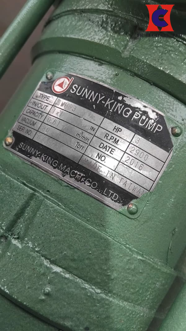 Ảnh tem hãng trên máy bơm